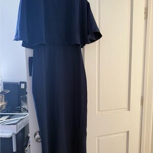 Tuckernuck Elegant Navy Midi Dress